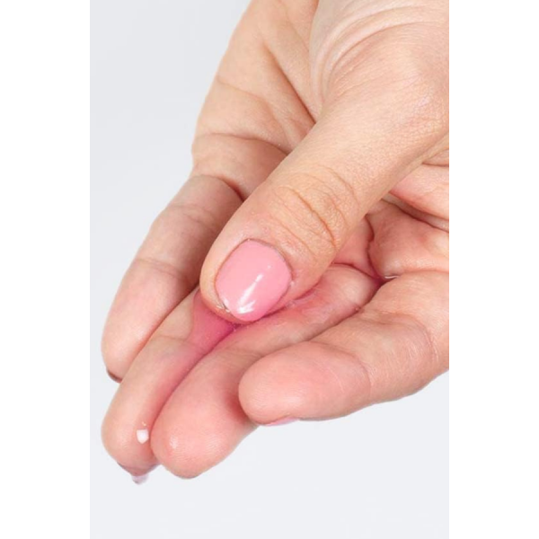 2 en 1 Lubrifiant et huile de massage fraise à la crème chauffant